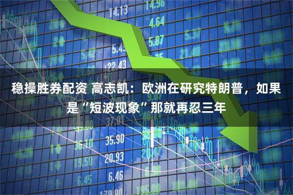 稳操胜券配资 高志凯：欧洲在研究特朗普，如果是“短波现象”那就再忍三年